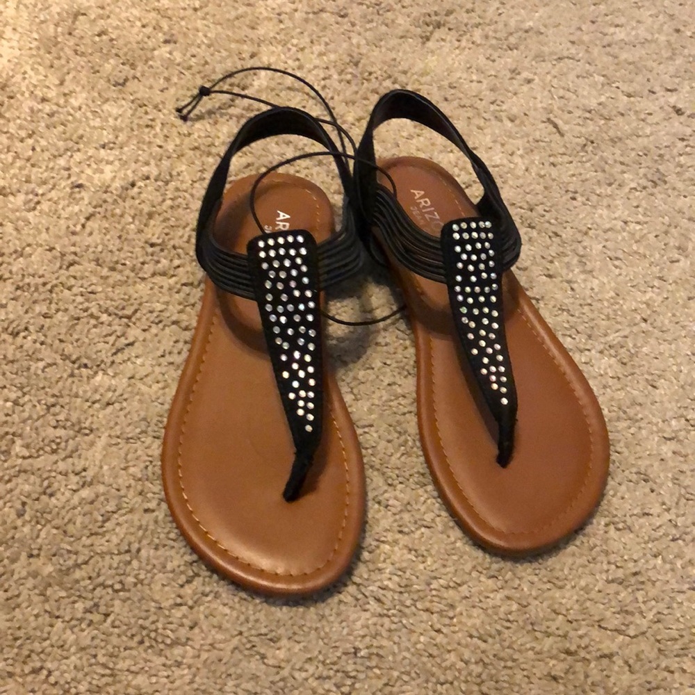 ARIZONA JEAN CO. black flats